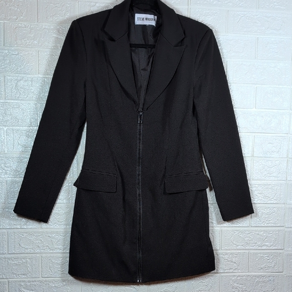 370-Steve Madden Elegant Black Jacket - Picture 1 of 4